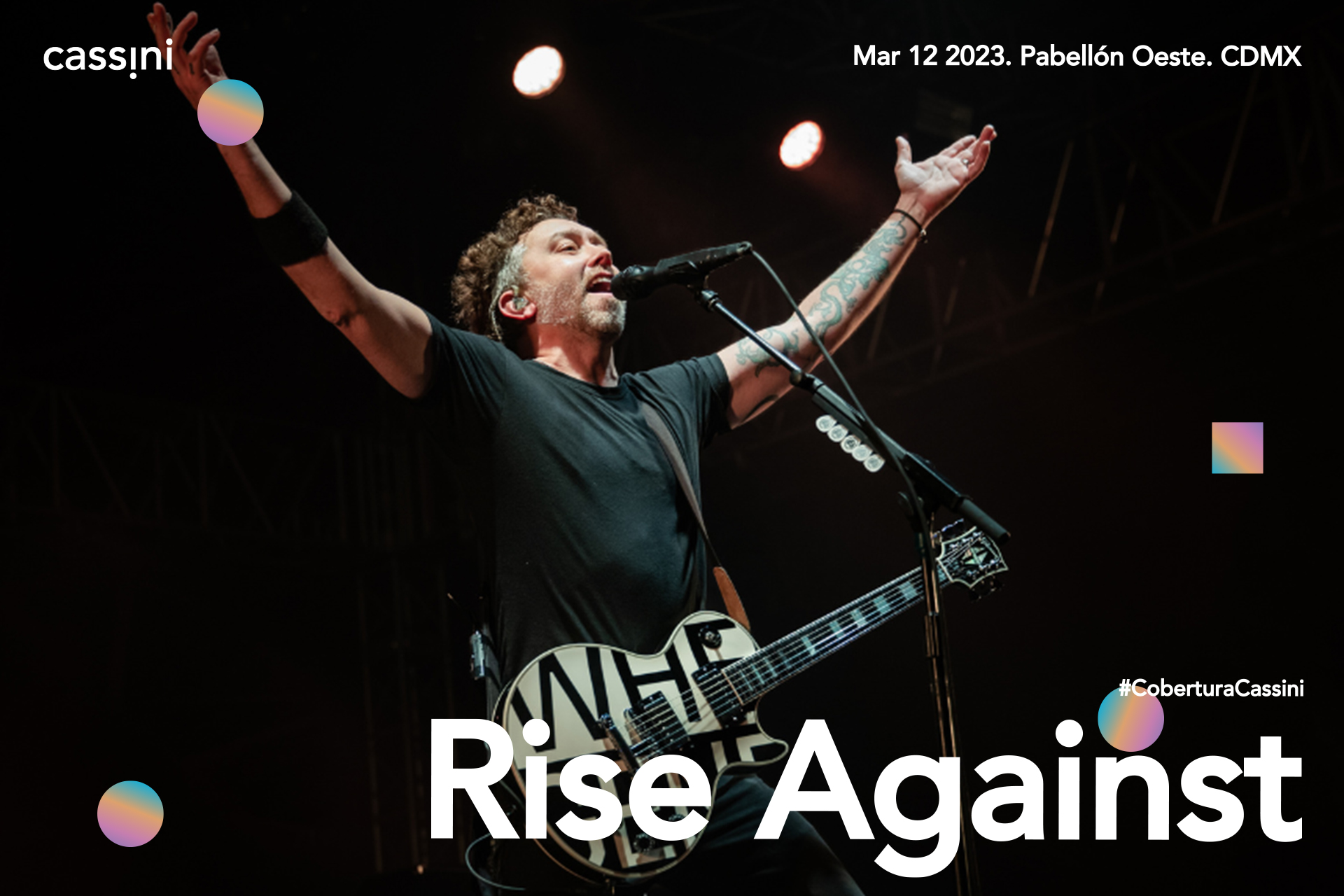 Rise Against en CDMX, un regreso salvaje e impecable del hardcore a la capital