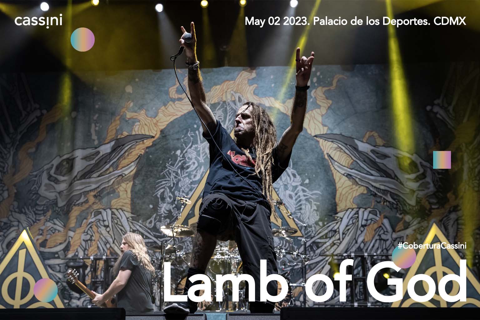 La noche épica del metal: Una crónica del concierto en vivo de Knocked Loose, Parkway Drive y Lamb of God