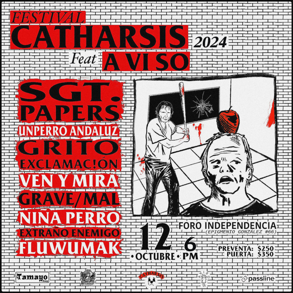 Cartel completo festival Catharsis x A VI SO