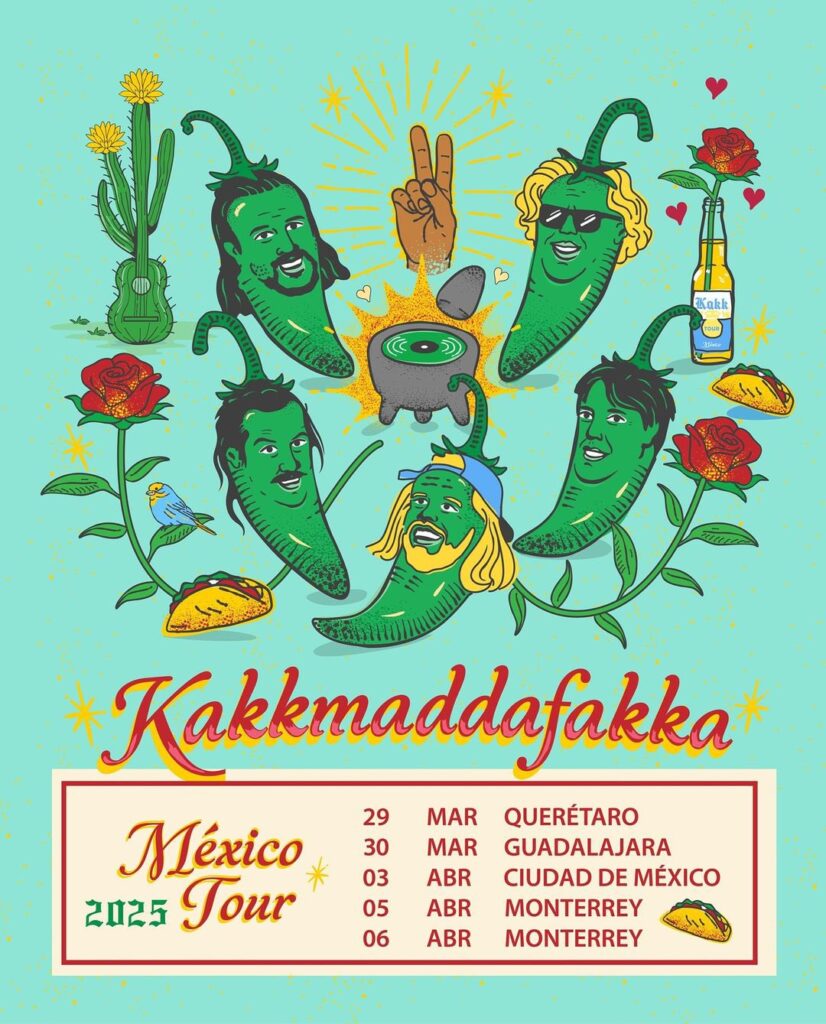 Kakkmaddafakka México Tour 2025